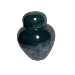 Green Halo Ceramic Keepsake