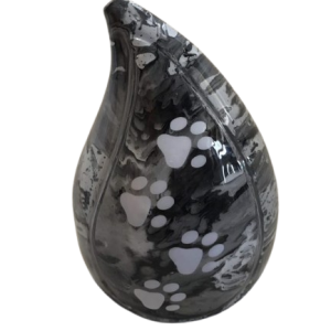 Grey Marbled Teardrop